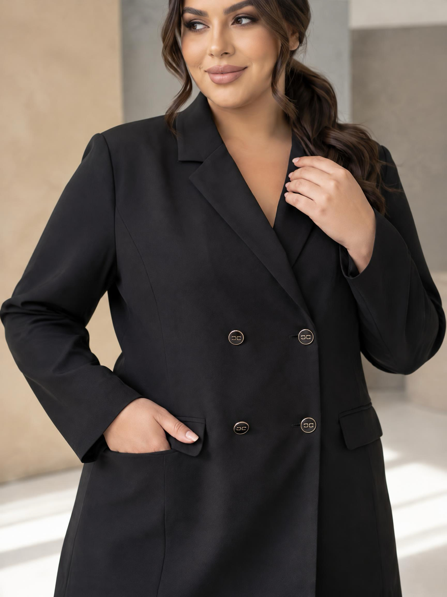 ΜΠΟΥΤΙΚ ΜΑΚΡΥ ΣΑΚΑΚΙ ΣΕ ΜΑΥΡΟ ΧΡΩΜΑ PLUS SIZE