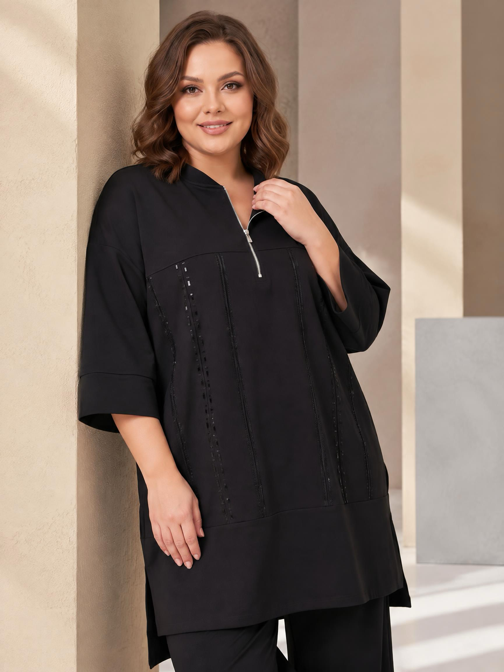 DESIGNER ΣΕΤ ΣΕ ΜΑΥΡΟ ΧΡΩΜΑ ΜΕ ΦΑΡΔΙΑ ΓΡΑΜΜΗ