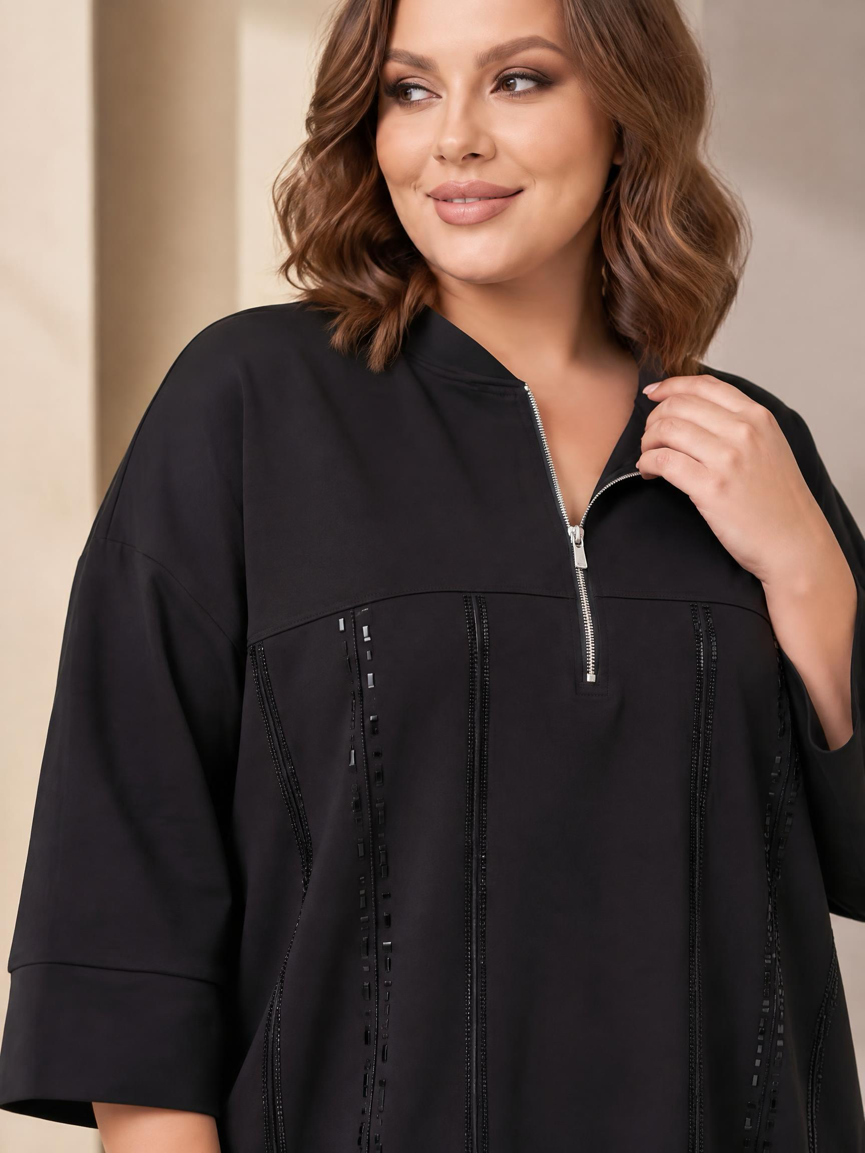 DESIGNER ΣΕΤ ΣΕ ΜΑΥΡΟ ΧΡΩΜΑ ΜΕ ΦΑΡΔΙΑ ΓΡΑΜΜΗ