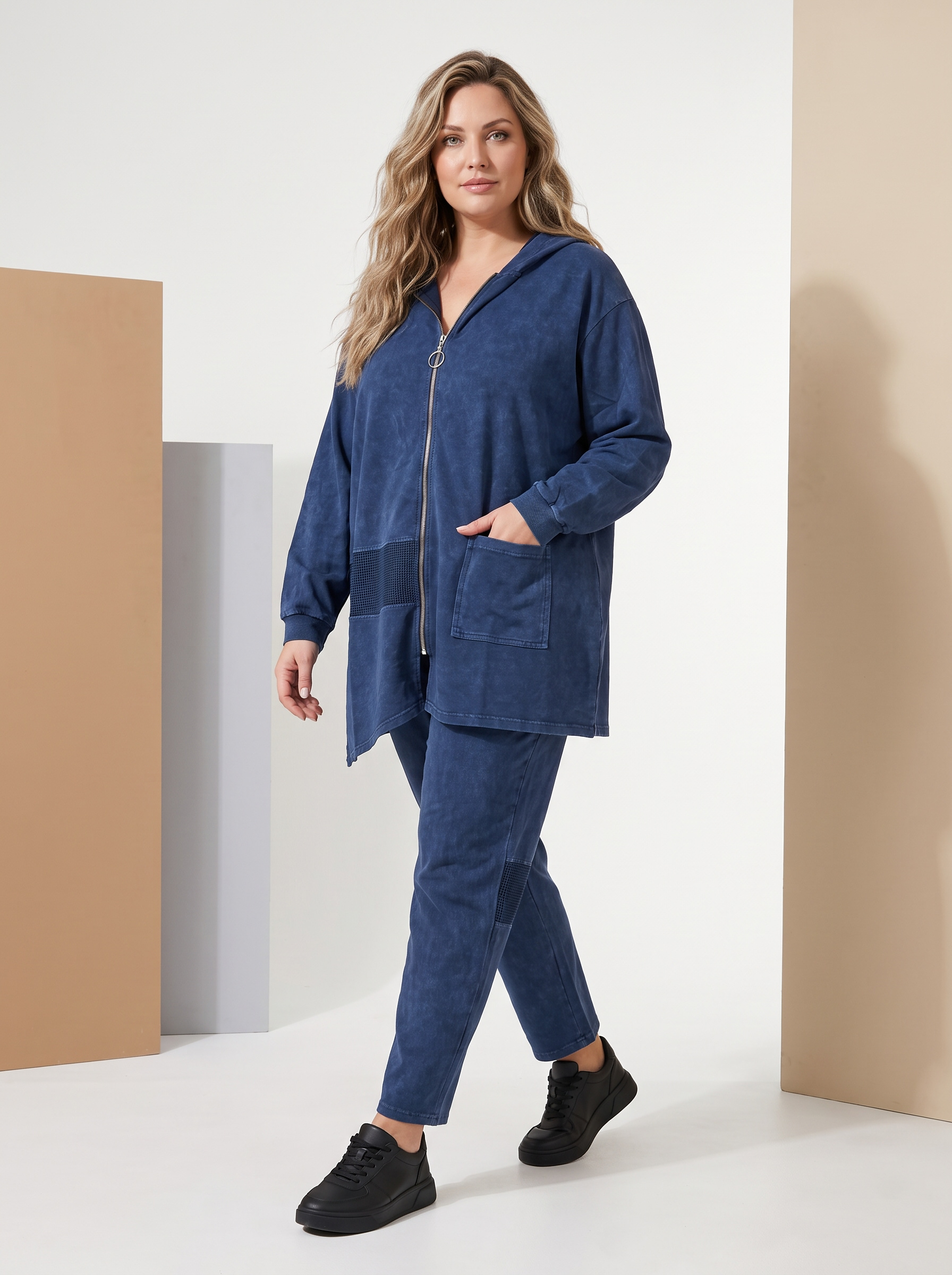 ΒΑΜΒΑΚΕΡΟ ΣΕΤ DENIM ΜΕ ΚΟΥΚΟΥΛΑ