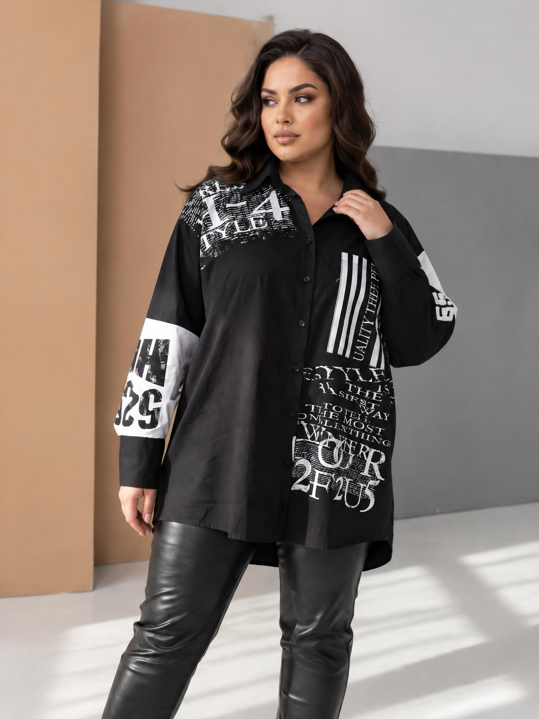 DESIGNER ΠΟΥΚΑΜΙΣΟ ΣΕ ΑΝΕΤΗ ΓΡΑΜΜΗ ΓΙΑ ΜΕΓΑΛΑ ΜΕΓΕΘΗ