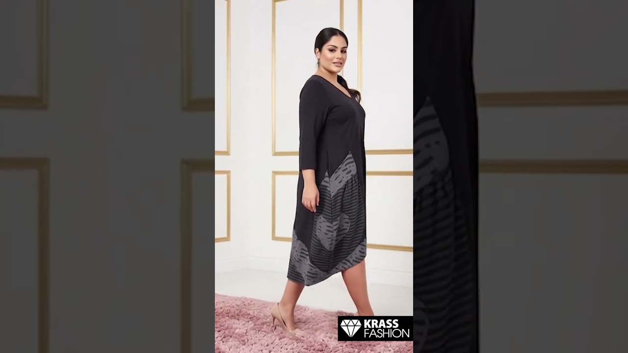 ΕΝΤΥΠΩΣΙΑΚΟ ΦΟΡΕΜΑ ΜΕ ΜΟΝΤΕΡΝΑ ΕΜΦΑΝΙΣΗ PLUS SIZE