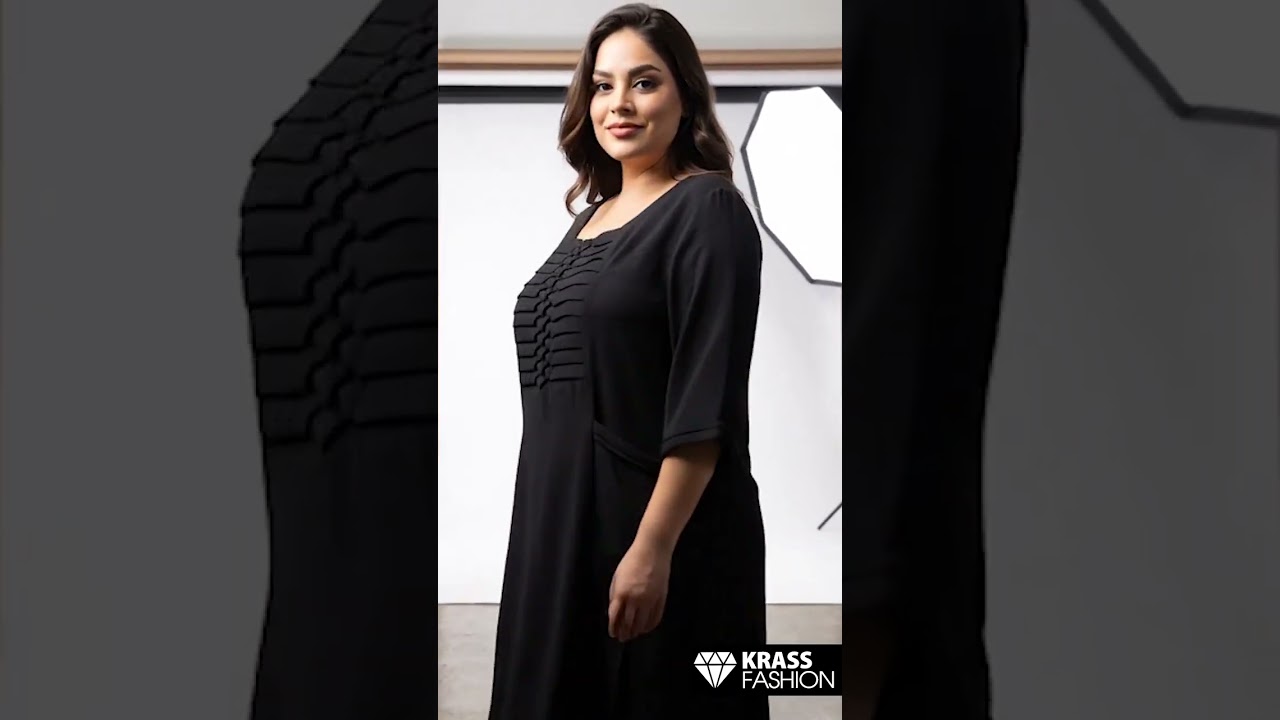 ΣΤΥΛΑΤΟ ΜΑΥΡΟ ΦΟΡΕΜΑ ΣΕ ΜΕΓΑΛΑ ΜΕΓΕΘΗ PLUS SIZE