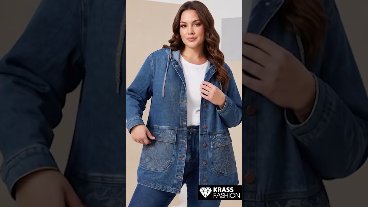 ΜΟΝΤΕΡΝΟ ΜΑΞΙ DENIM ΜΠΟΥΦΑΝ ΜΕ ΛΑΜΨΗ ΚΑΙ ΚΟΥΚΟΥΛΑ